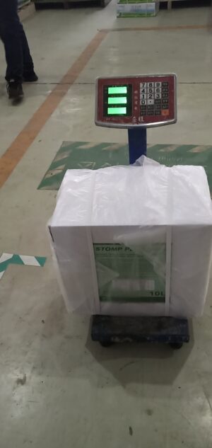 Pendimethalin carton weighing