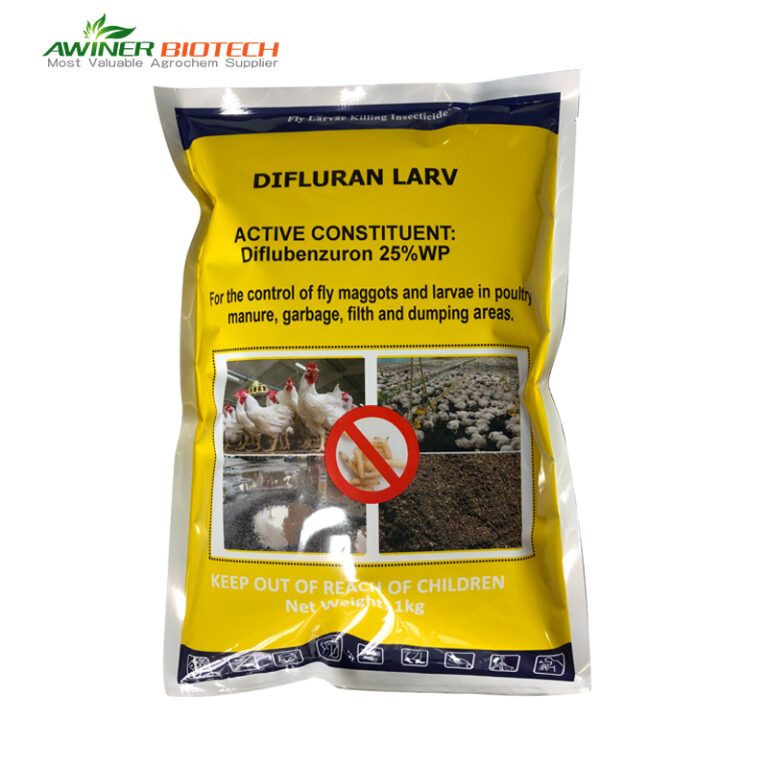 Diflubenzuron 25 wp powder and 480 g/l sc for chickens horse