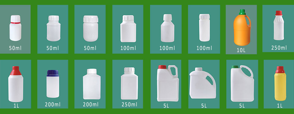 Pesticide plastic bottle packaging