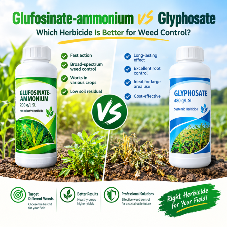 Glufosinate-ammonium vs Glyphosate | Which Herbicide Is Better for Weed Control?